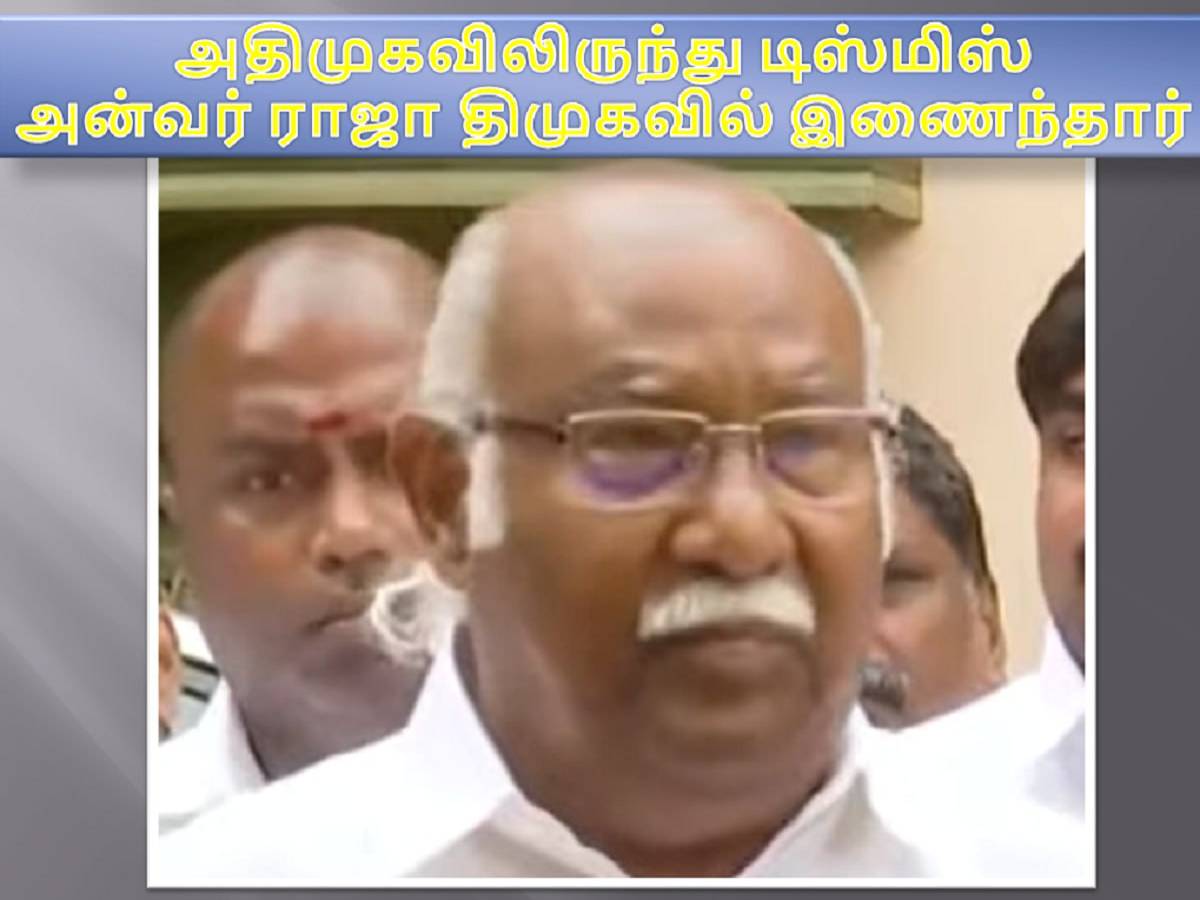 அன்வர் ராஜா அதிமுகவிலிருந்து நீக்கம்.. டிஸ்மிஸ் ஆனதும் திமுகவில் ...